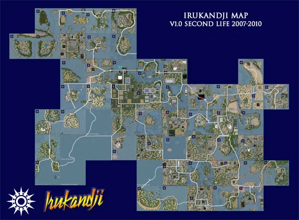 map of the Kingdom of Irukandji 2007-2010