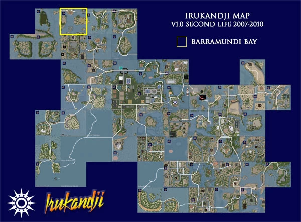 Barramundi Bay map, Tanawayo 2008