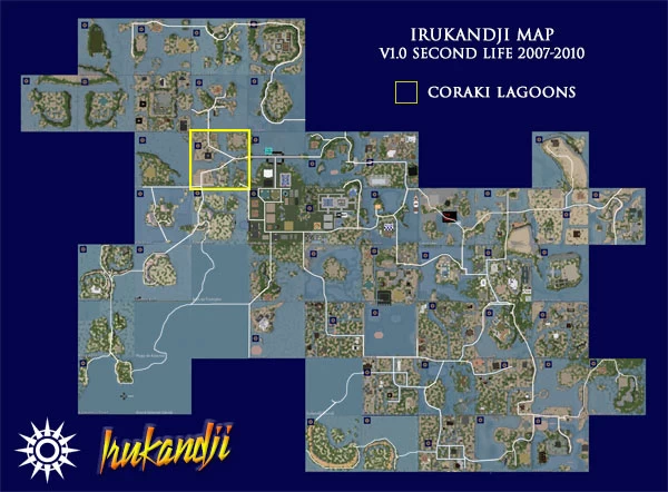 Coraki Lagoons map, Tanawayo 2008