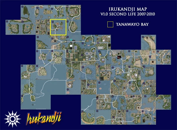 Tanawayo Bay map, Tanawayo 2008