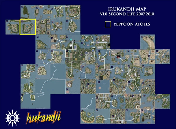 Yeppoon Atolls map, Tanawayo 2008